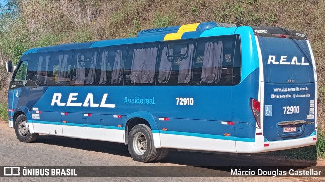 Viação Real Ita 72910 na cidade de Alegre, Espírito Santo, Brasil, por Márcio Douglas Castellar. ID da foto: 11471297.