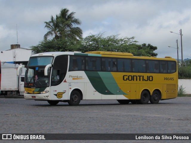 Empresa Gontijo de Transportes 14645 na cidade de Caruaru, Pernambuco, Brasil, por Lenilson da Silva Pessoa. ID da foto: 11469821.