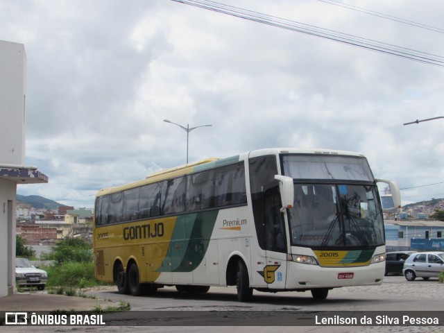 Empresa Gontijo de Transportes 20015 na cidade de Caruaru, Pernambuco, Brasil, por Lenilson da Silva Pessoa. ID da foto: 11469853.