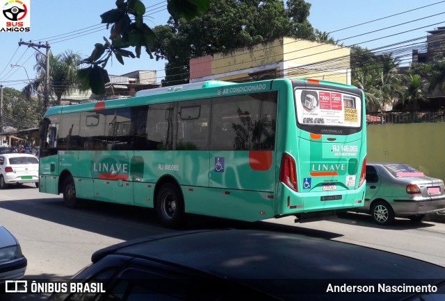 Linave Transportes RJ 146.065 na cidade de São João de Meriti, Rio de Janeiro, Brasil, por Anderson Nascimento . Número da foto: #11468222.