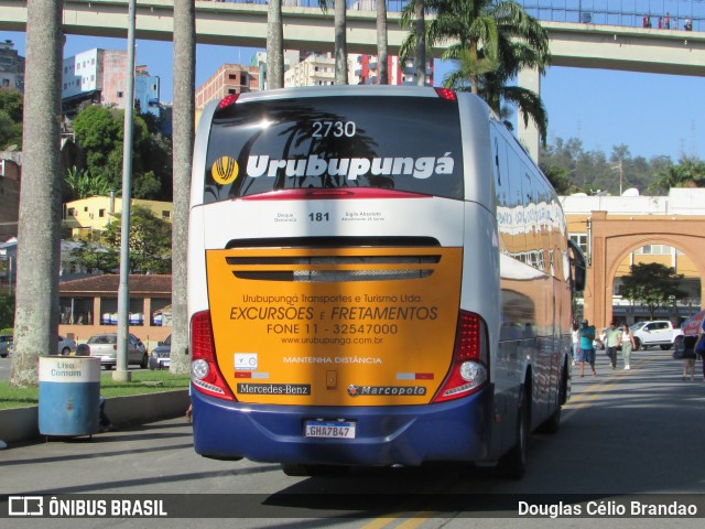 Auto Viação Urubupungá 2730 na cidade de Aparecida, São Paulo, Brasil, por Douglas Célio Brandao. Número da foto: #11468955.
