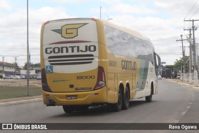 Empresa Gontijo de Transportes 18000 na cidade de Vitória da Conquista, Bahia, Brasil, por Rava Ogawa. ID da foto: 11471128.