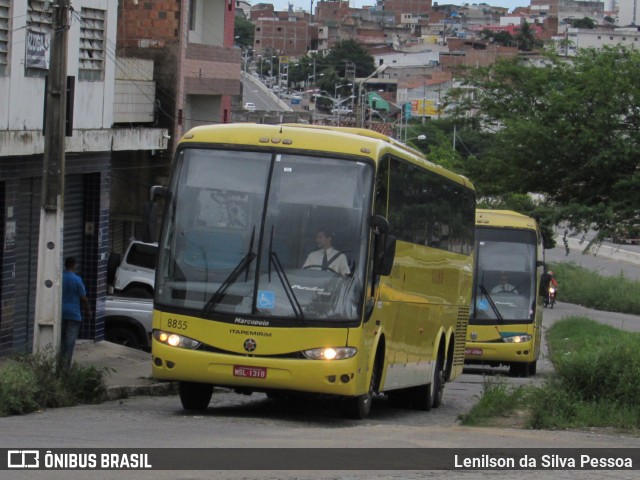 Viação Itapemirim 8855 na cidade de Caruaru, Pernambuco, Brasil, por Lenilson da Silva Pessoa. ID da foto: 11469749.