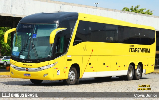 Viação Itapemirim 61001 na cidade de Campos dos Goytacazes, Rio de Janeiro, Brasil, por Clovis Junior. ID da foto: 11469152.