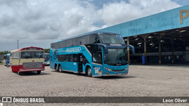 Auto Viação Progresso 6033 na cidade de Recife, Pernambuco, Brasil, por Leon Oliver. ID da foto: 11468655.