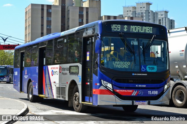 Viação Pirajuçara 11.498 na cidade de Taboão da Serra, São Paulo, Brasil, por Eduardo Ribeiro. Número da foto: #11468418.