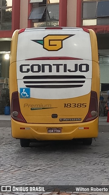 Empresa Gontijo de Transportes 18385 na cidade de Governador Valadares, Minas Gerais, Brasil, por Wilton Roberto. Número da foto: #11470695.