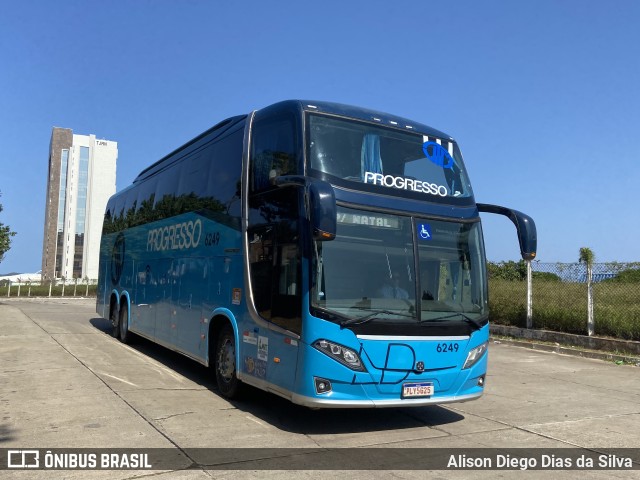 Auto Viação Progresso 6249 na cidade de Natal, Rio Grande do Norte, Brasil, por Alison Diego Dias da Silva. Número da foto: #11470693.