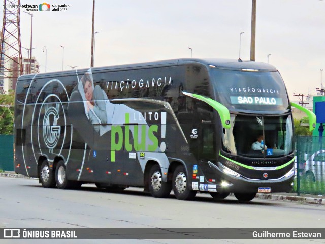 Viação Garcia 88018 na cidade de São Paulo, São Paulo, Brasil, por Guilherme Estevan. Número da foto: #11471254.