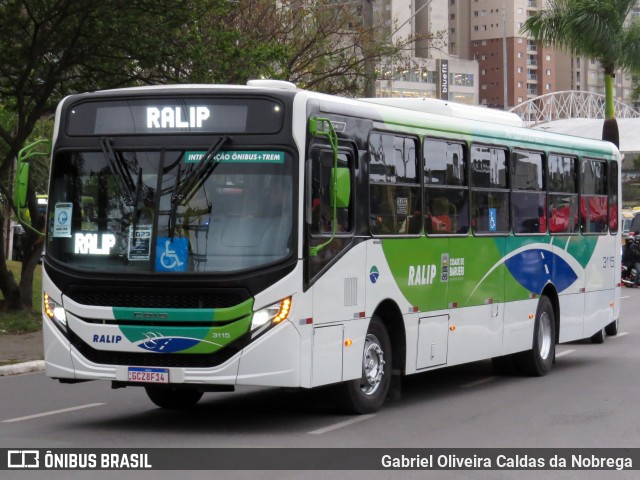 Ralip Transportes Rodoviários 3115 na cidade de Barueri, São Paulo, Brasil, por Gabriel Oliveira Caldas da Nobrega. ID da foto: 11470541.