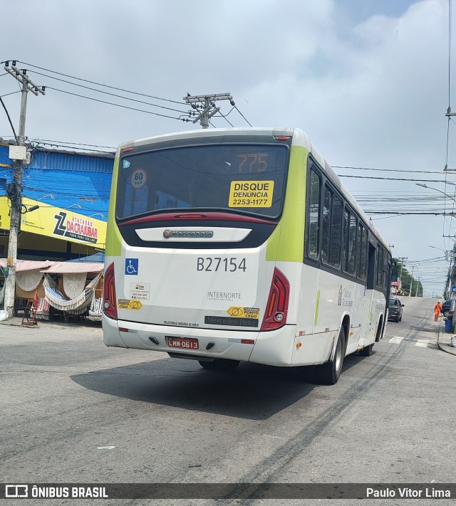 Caprichosa Auto Ônibus B27154 na cidade de Rio de Janeiro, Rio de Janeiro, Brasil, por Paulo Vitor Lima. Número da foto: #11471652.