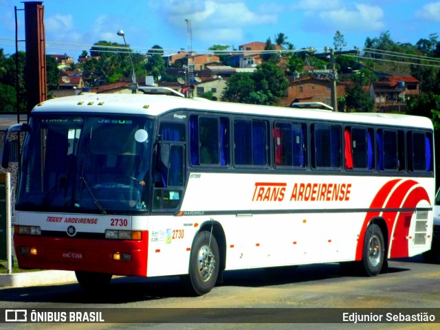 Trans Aroeirense - Viação Aroeirense 2730 na cidade de Nazaré da Mata, Pernambuco, Brasil, por Edjunior Sebastião. ID da foto: 11473014.