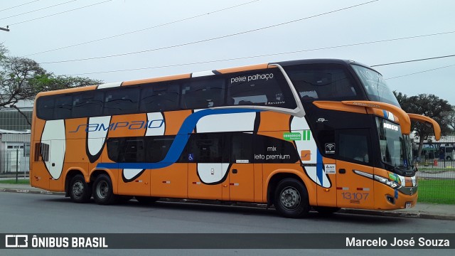 Viação Sampaio 13107 na cidade de São José dos Campos, São Paulo, Brasil, por Marcelo José Souza. ID da foto: 11472010.