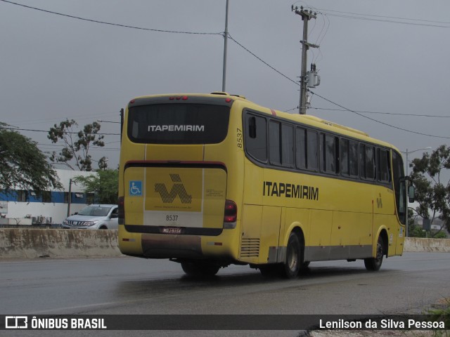 Viação Itapemirim 8537 na cidade de Caruaru, Pernambuco, Brasil, por Lenilson da Silva Pessoa. ID da foto: 11473420.