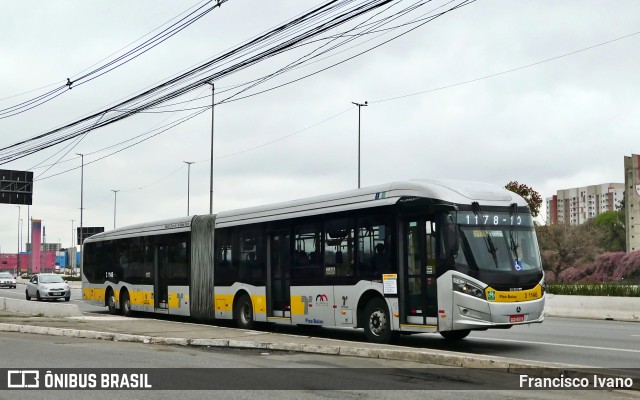 Viação Metrópole Paulista - Zona Leste 3 1146 na cidade de São Paulo, São Paulo, Brasil, por Francisco Ivano. Número da foto: #11473024.