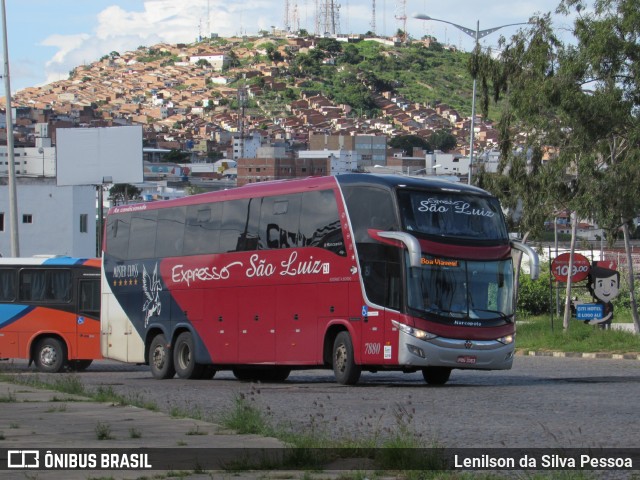 Expresso São Luiz 7880 na cidade de Caruaru, Pernambuco, Brasil, por Lenilson da Silva Pessoa. ID da foto: 11473364.