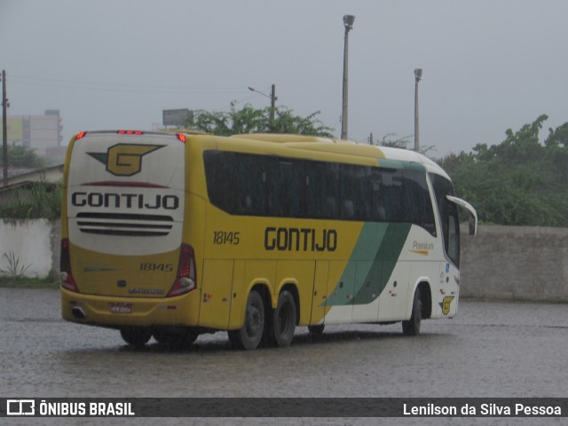 Empresa Gontijo de Transportes 18145 na cidade de Caruaru, Pernambuco, Brasil, por Lenilson da Silva Pessoa. Número da foto: #11472722.