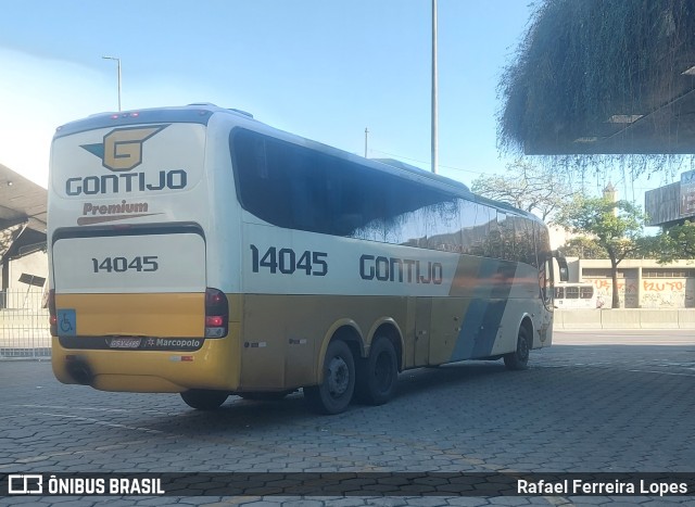 Empresa Gontijo de Transportes 14045 na cidade de Belo Horizonte, Minas Gerais, Brasil, por Rafael Ferreira Lopes. ID da foto: 11473194.