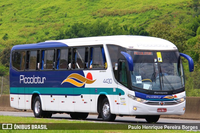 Piccolotur Transportes Turísticos 4430 na cidade de Aparecida, São Paulo, Brasil, por Paulo Henrique Pereira Borges. Número da foto: #11472065.