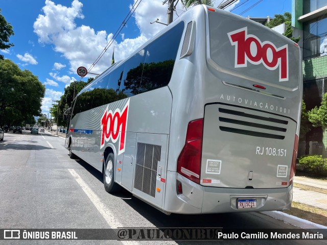 Auto Viação 1001 RJ 108.151 na cidade de São Paulo, São Paulo, Brasil, por Paulo Camillo Mendes Maria. ID da foto: 11476382.