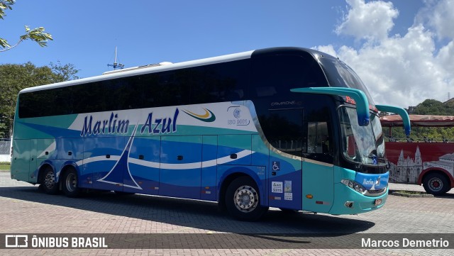 Marlim Azul Turismo 3133 na cidade de Vitória, Espírito Santo, Brasil, por Marcos Demetrio. ID da foto: 11475406.