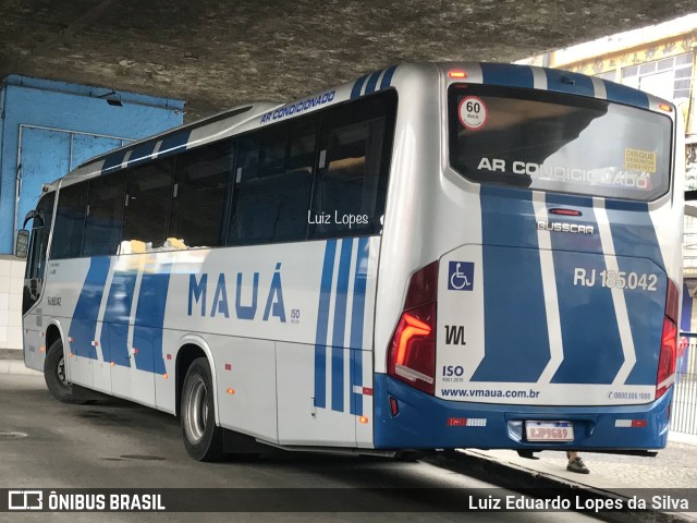 Viação Mauá RJ 185.042 na cidade de São Gonçalo, Rio de Janeiro, Brasil, por Luiz Eduardo Lopes da Silva. ID da foto: 11475058.