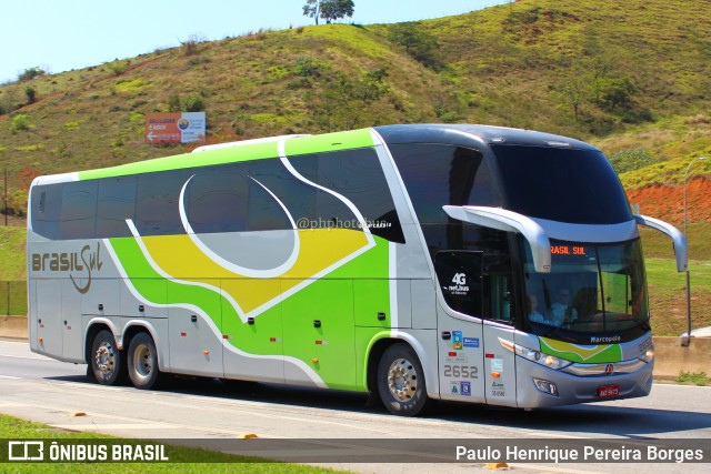 Brasil Sul Linhas Rodoviárias 2652 na cidade de Aparecida, São Paulo, Brasil, por Paulo Henrique Pereira Borges. Número da foto: #11475290.