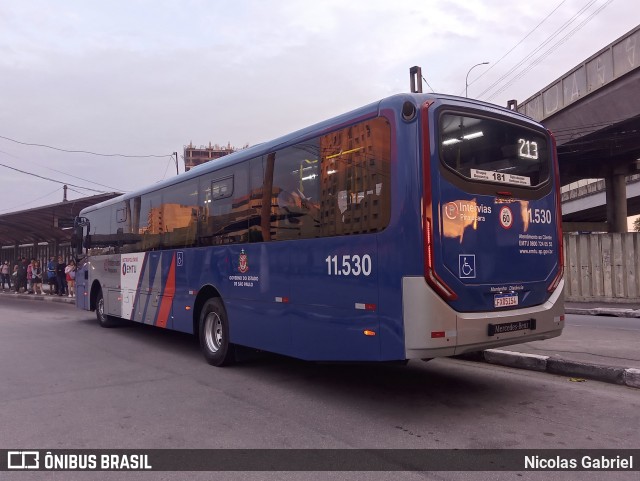 Viação Pirajuçara 11.530 na cidade de Osasco, São Paulo, Brasil, por Nicolas Gabriel. ID da foto: 11476019.