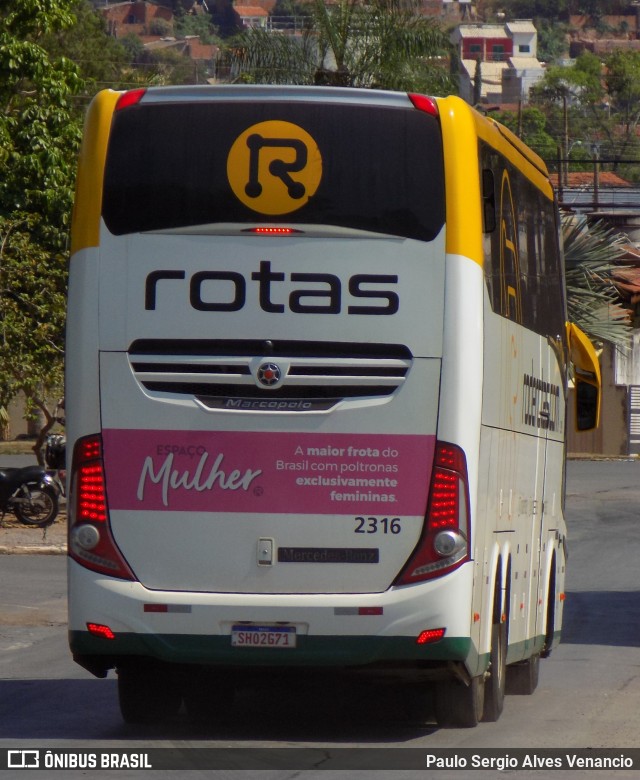 RodeRotas - Rotas de Viação do Triângulo 2316 na cidade de Cuiabá, Mato Grosso, Brasil, por Paulo Sergio Alves Venancio. Número da foto: #11475314.