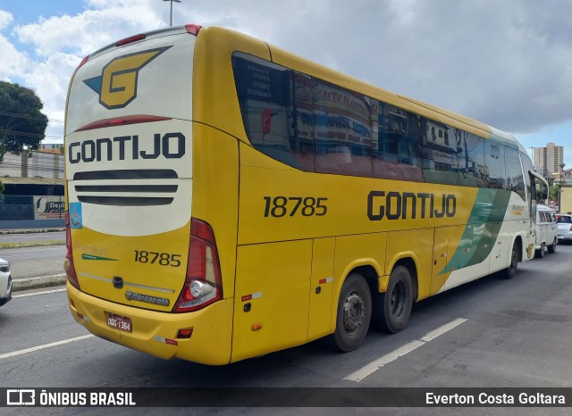 Empresa Gontijo de Transportes 18785 na cidade de Cariacica, Espírito Santo, Brasil, por Everton Costa Goltara. ID da foto: 11475750.