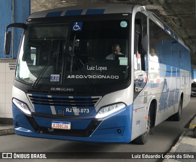 Viação Mauá RJ 185.073 na cidade de São Gonçalo, Rio de Janeiro, Brasil, por Luiz Eduardo Lopes da Silva. Número da foto: #11475066.