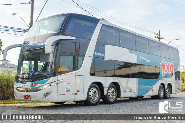 Auto Viação 1001 RJ 108.401 na cidade de Campos dos Goytacazes, Rio de Janeiro, Brasil, por Lucas de Souza Pereira. Número da foto: #11479469.