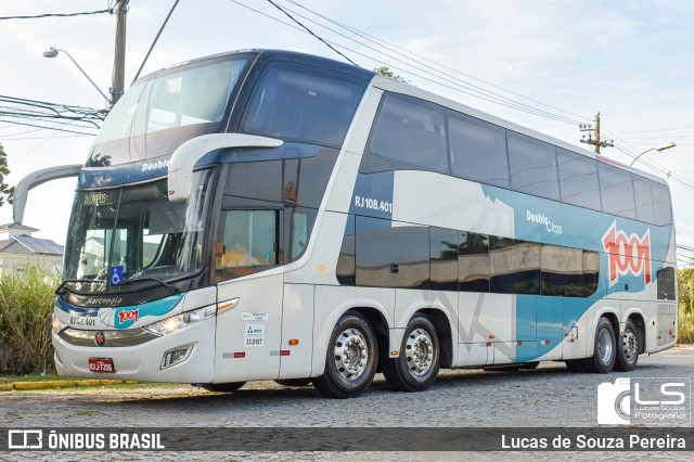 Auto Viação 1001 RJ 108.401 na cidade de Campos dos Goytacazes, Rio de Janeiro, Brasil, por Lucas de Souza Pereira. ID da foto: 11479469.