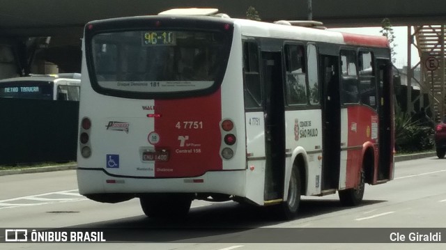 Pêssego Transportes 4 7751 na cidade de São Paulo, São Paulo, Brasil, por Cle Giraldi. ID da foto: 11478950.