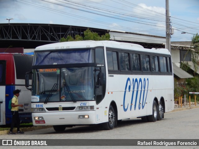 CMV Viagens 9816 na cidade de Caruaru, Pernambuco, Brasil, por Rafael Rodrigues Forencio. Número da foto: #11479213.