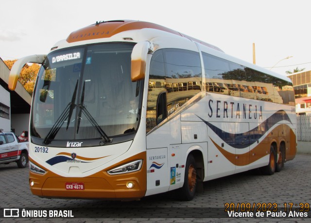 Viação Sertaneja 20192 na cidade de Divinópolis, Minas Gerais, Brasil, por Vicente de Paulo Alves. Número da foto: #11477017.