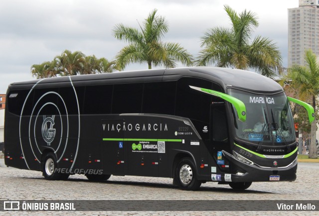 Viação Garcia 82229 na cidade de Balneário Camboriú, Santa Catarina, Brasil, por Vitor Mello. Número da foto: #11479983.