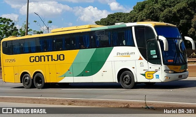 Empresa Gontijo de Transportes 17295 na cidade de Betim, Minas Gerais, Brasil, por Hariel BR-381. ID da foto: 11478318.