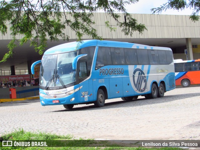 Auto Viação Progresso 6075 na cidade de Caruaru, Pernambuco, Brasil, por Lenilson da Silva Pessoa. ID da foto: 11478665.