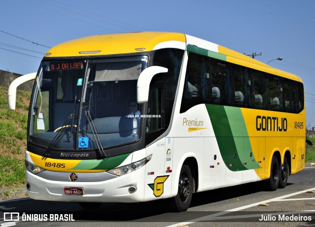 Empresa Gontijo de Transportes 18485 na cidade de Campinas, São Paulo, Brasil, por Julio Medeiros. Número da foto: #11477330.