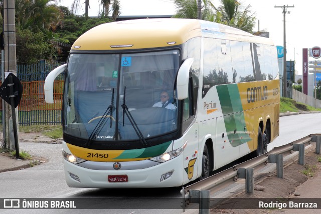 Empresa Gontijo de Transportes 21450 na cidade de Betim, Minas Gerais, Brasil, por Rodrigo Barraza. ID da foto: 11479078.