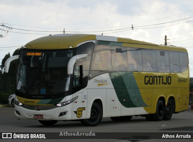 Empresa Gontijo de Transportes 19540 na cidade de Betim, Minas Gerais, Brasil, por Athos Arruda. ID da foto: 11479765.