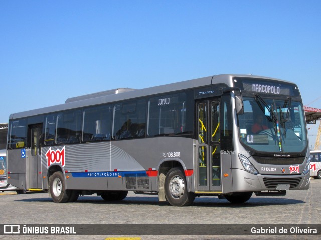 Auto Viação 1001 RJ 108.808 na cidade de Niterói, Rio de Janeiro, Brasil, por Gabriel de Oliveira. ID da foto: 11477834.