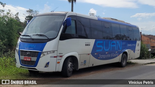 Suan Transportes e Turismo 9695 na cidade de Joinville, Santa Catarina, Brasil, por Vinicius Petris. ID da foto: 11477024.