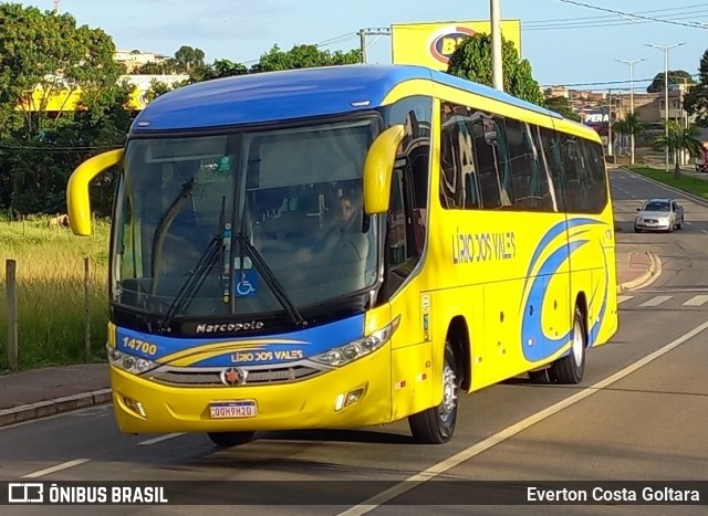 Viação Lírio dos Vales 14700 na cidade de Cariacica, Espírito Santo, Brasil, por Everton Costa Goltara. ID da foto: 11477111.