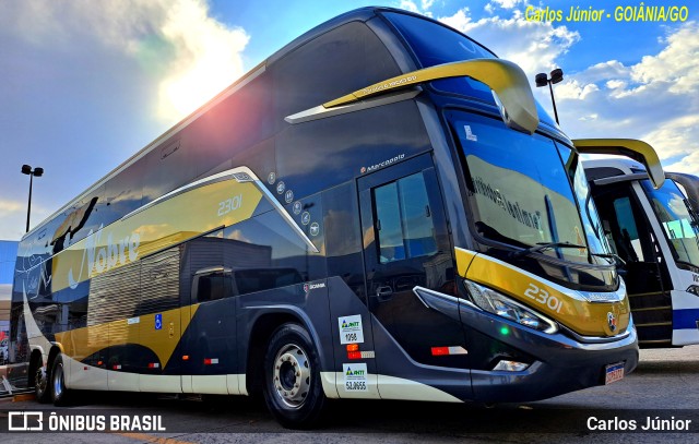 Nobre Turismo 2301 na cidade de Goiânia, Goiás, Brasil, por Carlos Júnior. Número da foto: #11479664.