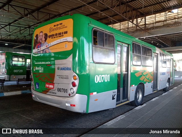 BBTT - Benfica Barueri Transporte e Turismo 00701 na cidade de Jandira, São Paulo, Brasil, por Jonas Miranda. ID da foto: 11477603.