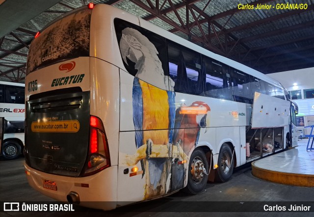 Eucatur - Empresa União Cascavel de Transportes e Turismo 4735 na cidade de Goiânia, Goiás, Brasil, por Carlos Júnior. ID da foto: 11478347.