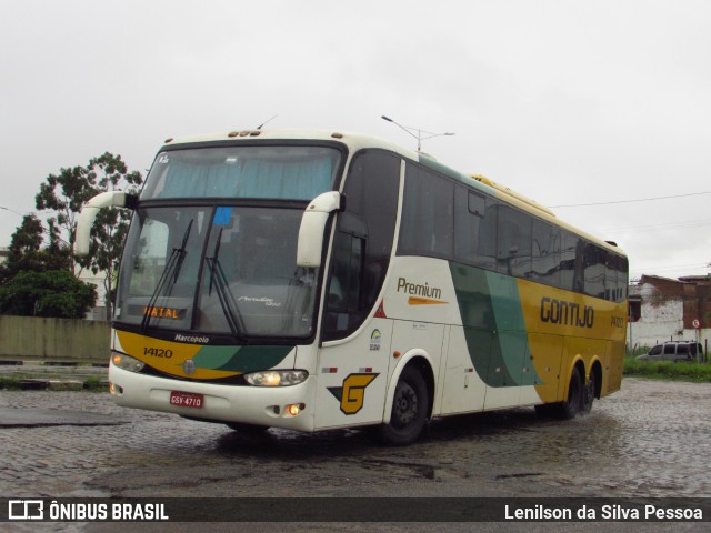 Empresa Gontijo de Transportes 14120 na cidade de Caruaru, Pernambuco, Brasil, por Lenilson da Silva Pessoa. ID da foto: 11478303.