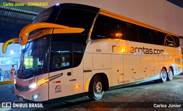 RodeRotas - Rotas de Viação do Triângulo 2202 na cidade de Goiânia, Goiás, Brasil, por Carlos Júnior. Número da foto: #11479618.